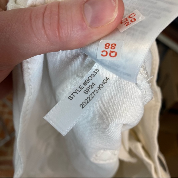 NWT J.Crew Flare Crop White Jean in Signature Stretch Size‎ 32 preppy coastal - Picture 6 of 8